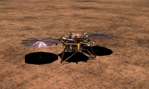 NASA's InSight Lander on Mars deploys seismometer to study Marsquakes